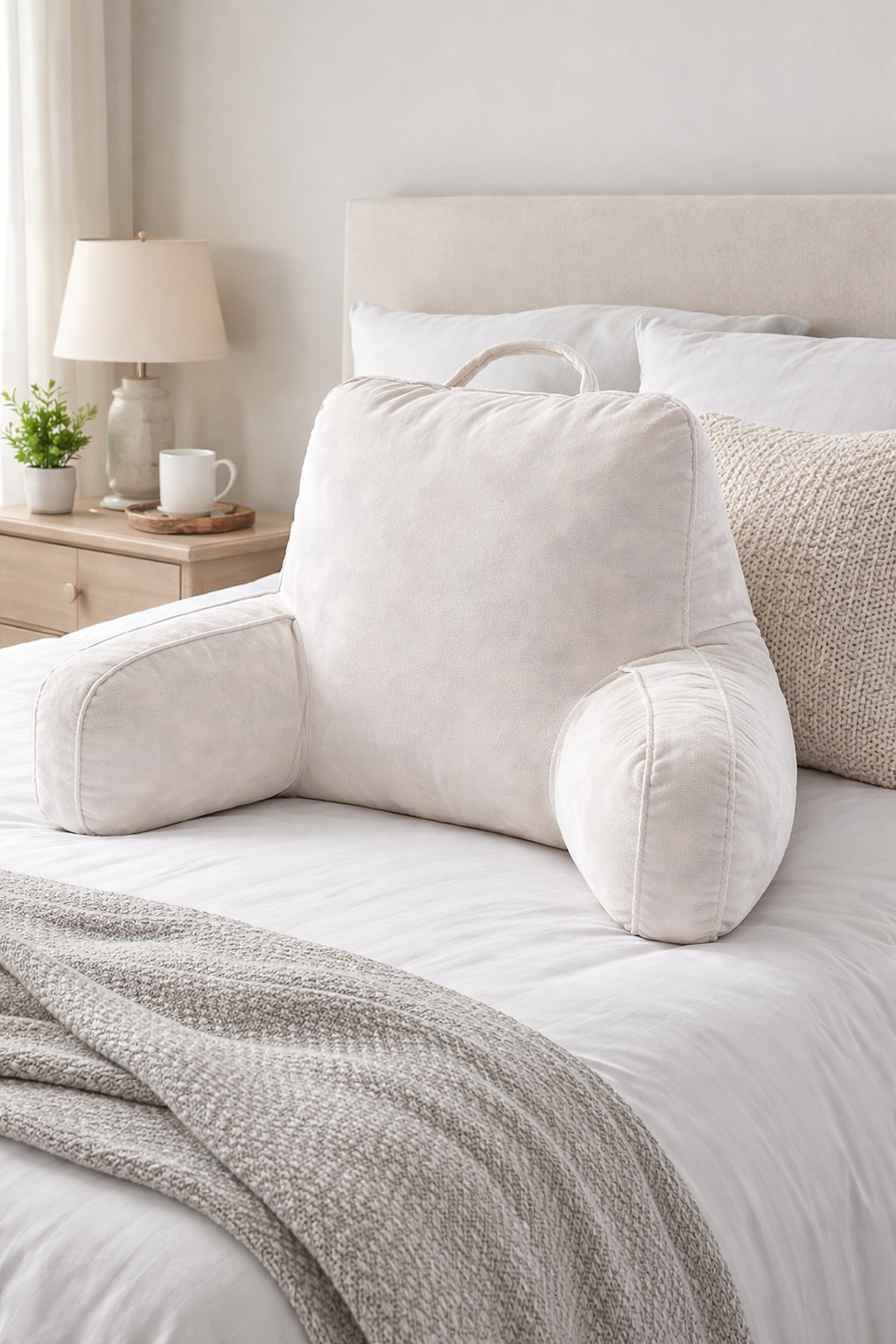 Kissen, Nebenkissen, Bettkissen, Bezug, rechteckiges Kissen