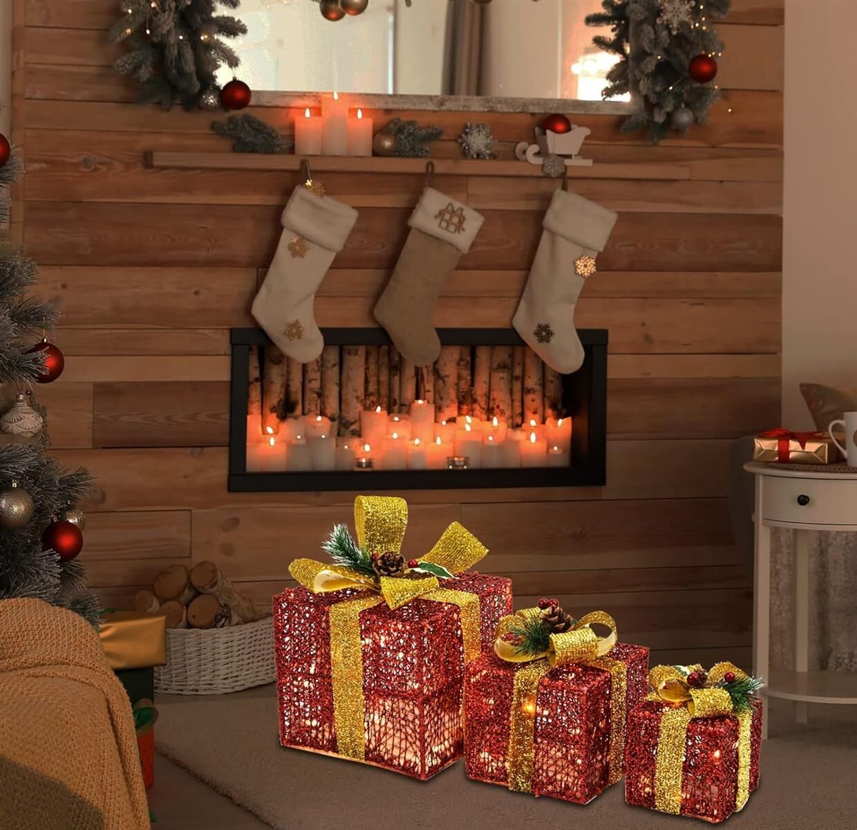 Weihnachten, Weihnachtsdekorationen, Festival, Strumpfwaren, Socke