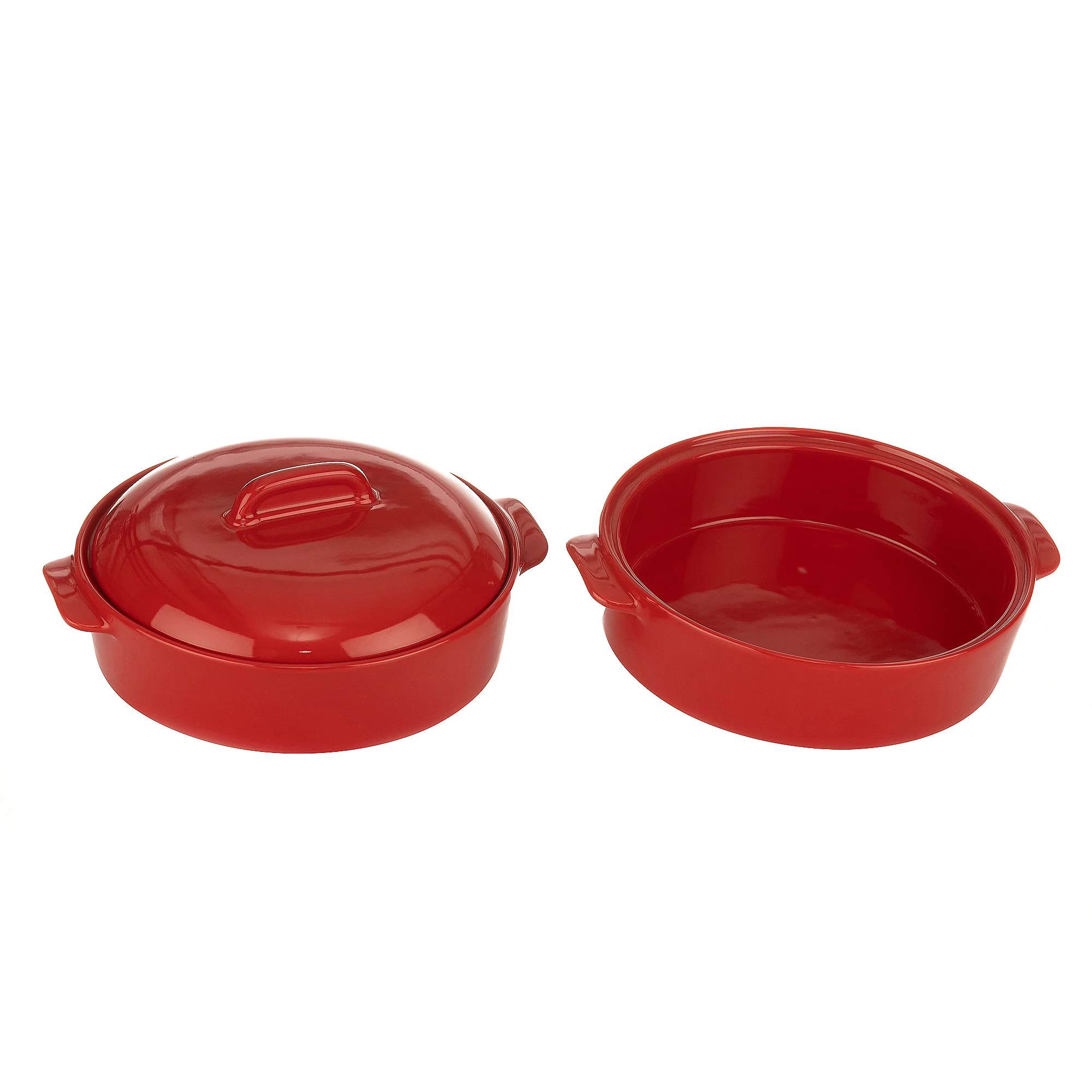 COOK´S ESSENTIALS Dampfgar-Set aus Keramik inkl. Deckel 3tlg.