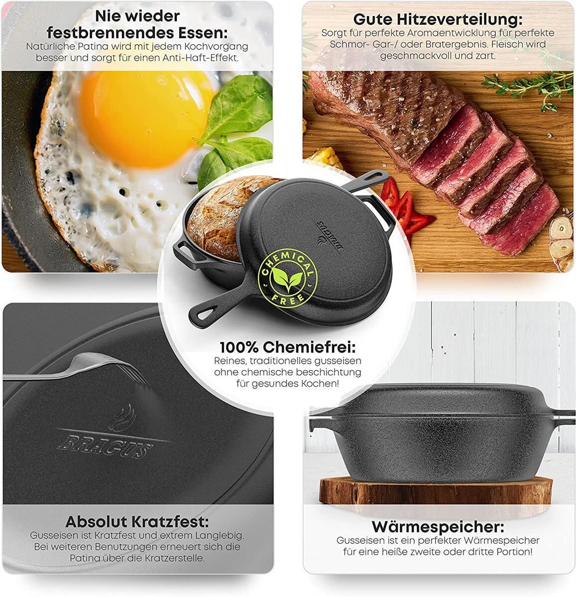 Kochtopf, Kochgeschirr, Schwein, Werbung, Steak