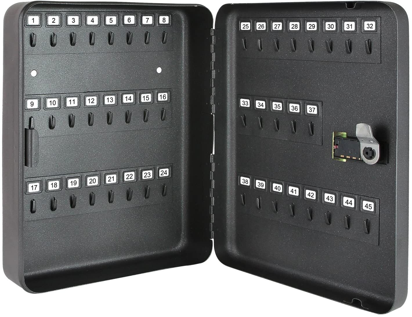 HMF Schlüsselschrank Schlüsselkasten 45 Haken #1616