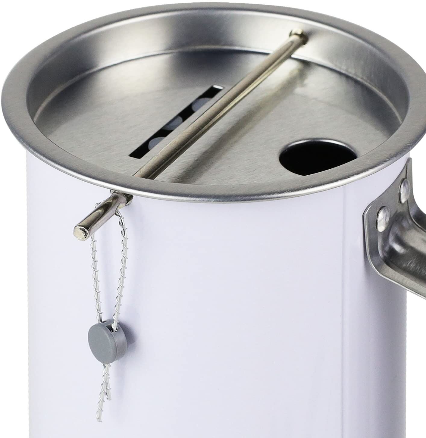 HMF Spendendose 10,0 cm weiss mit Griff