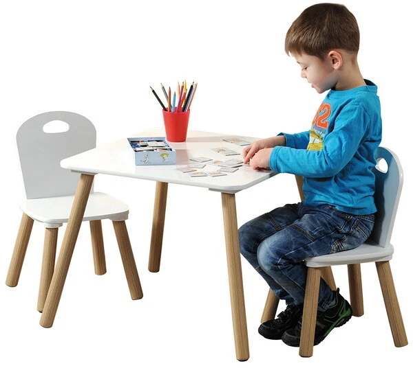Kinderstuhl, Tischset, Holzbeine, Kindersitz, Spieletablett