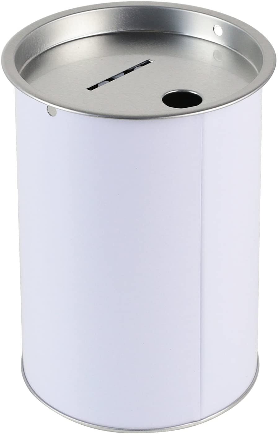 HMF Spendendose 10,0 cm weiss ohne Griff