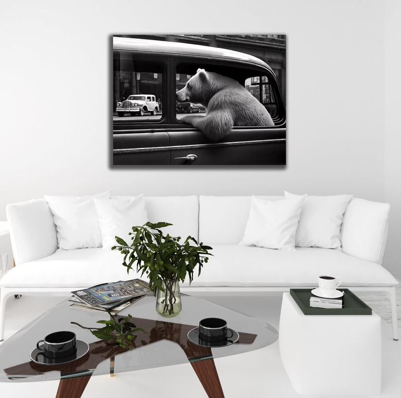 Kaffeetisch, Tabelle, Couch, Wohnzimmer, Bär