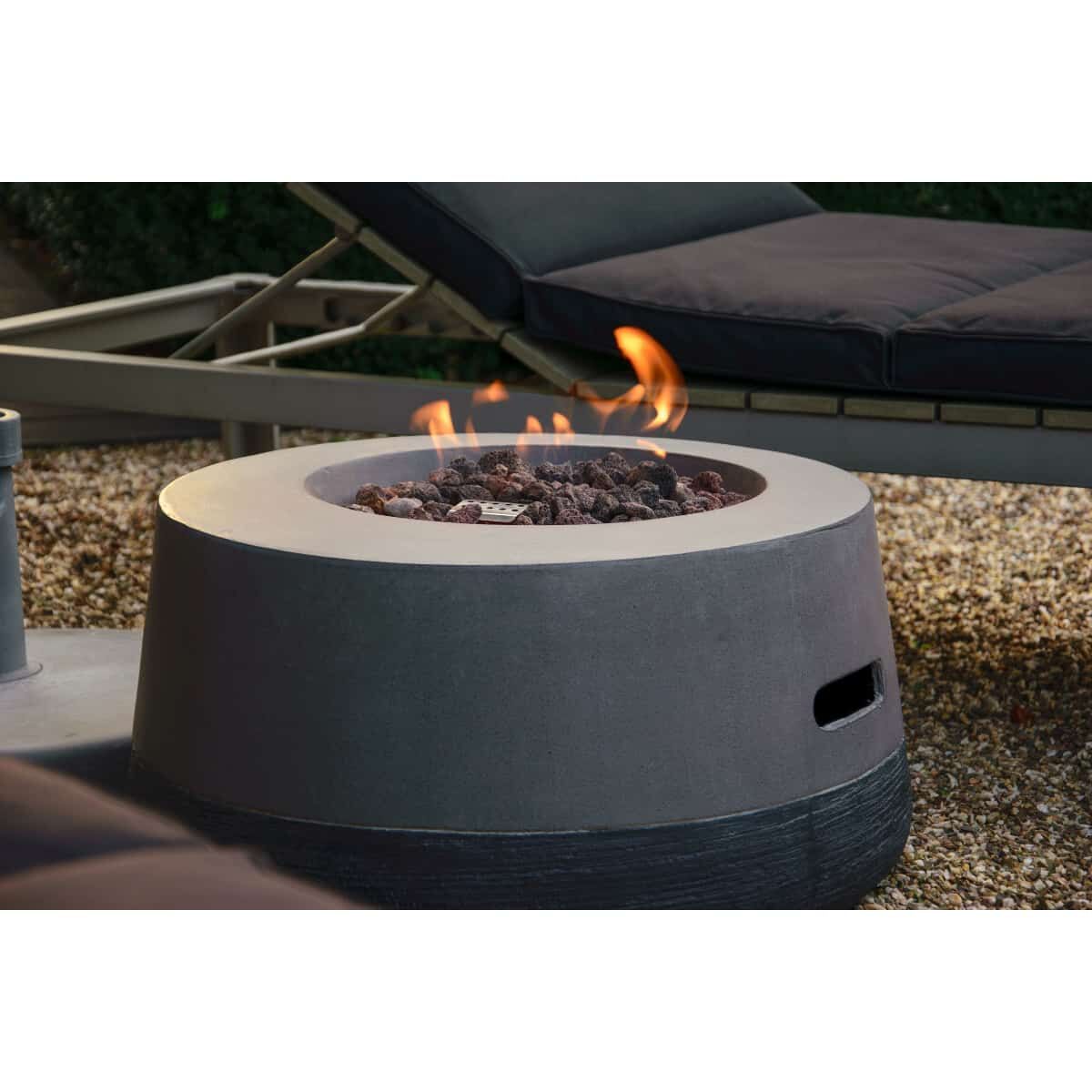 Dobar Outdoor Lava-Ofen „Calido“ quad Kamin Feuerstelle