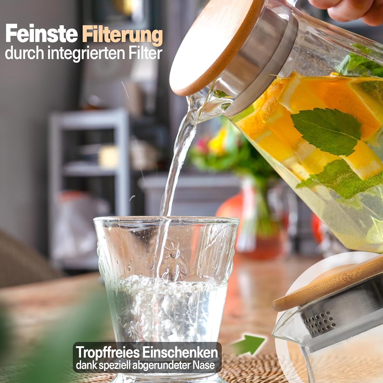 Getränk, Cocktail, Mojito, Essen einschenken, Kräuter