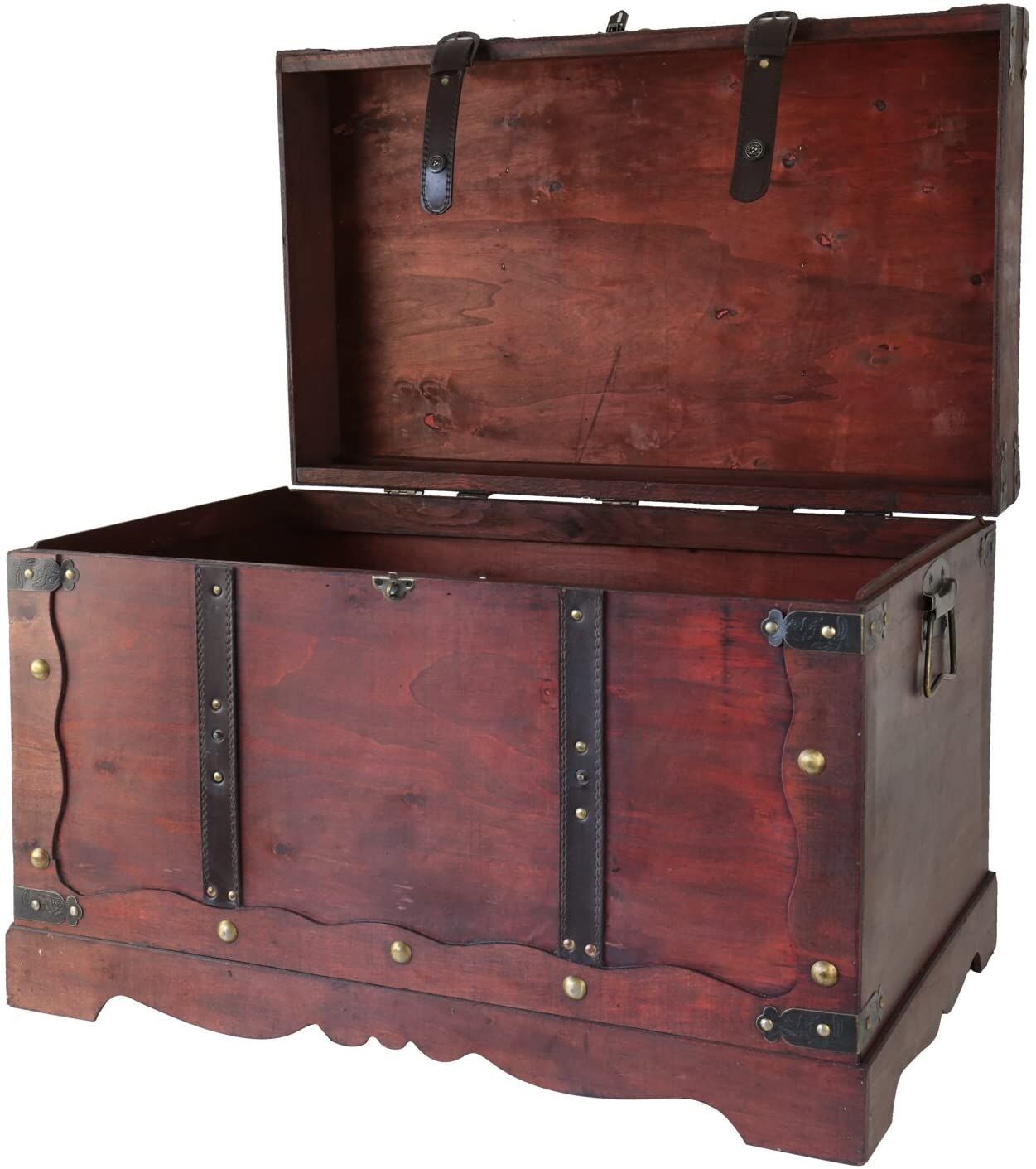 Holzkiste, Truhe, Truhenbox, Vintage, Holzoptik