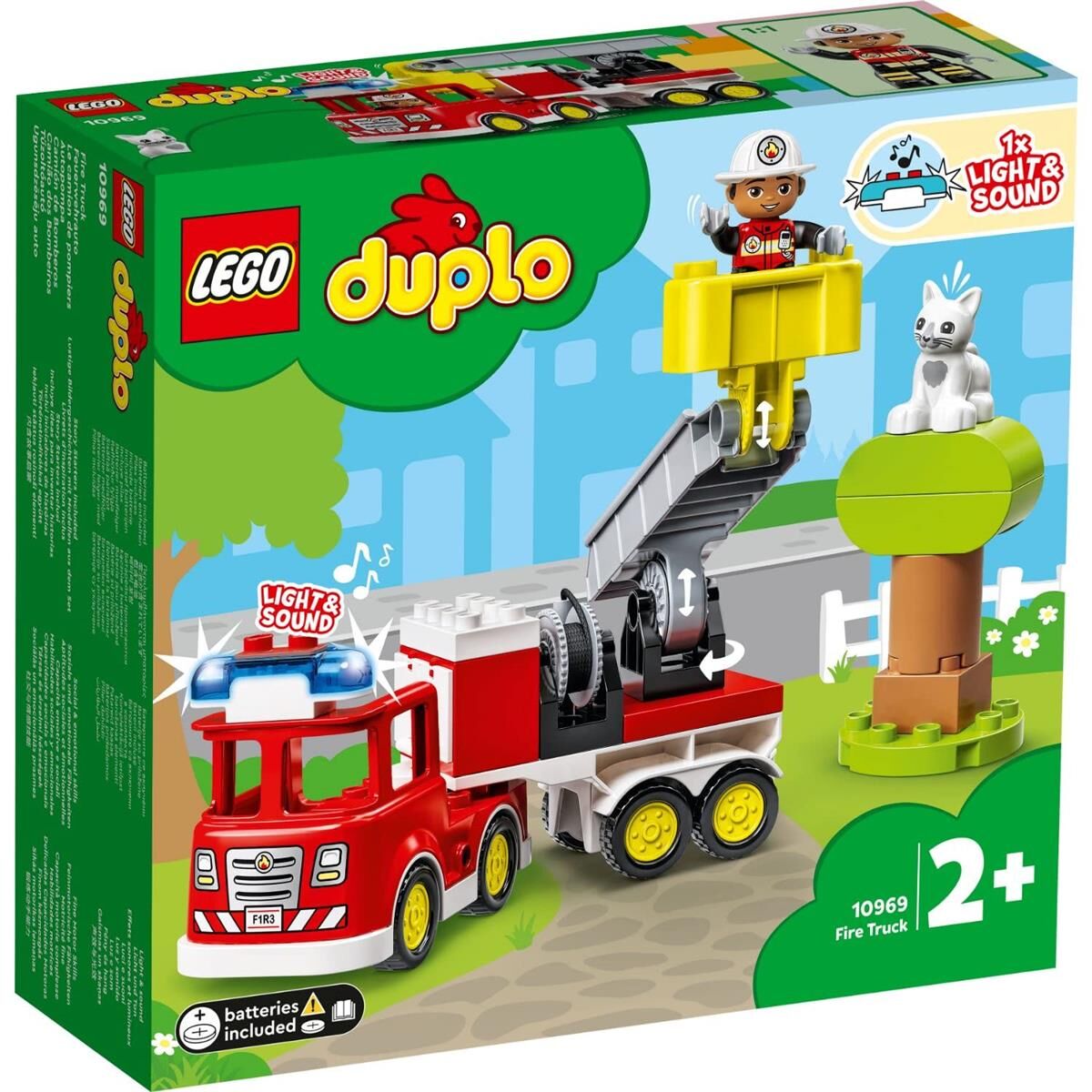 LEGO DUPLO Town Feuerwehrauto Spielzeug ab 2 Jahren 10969