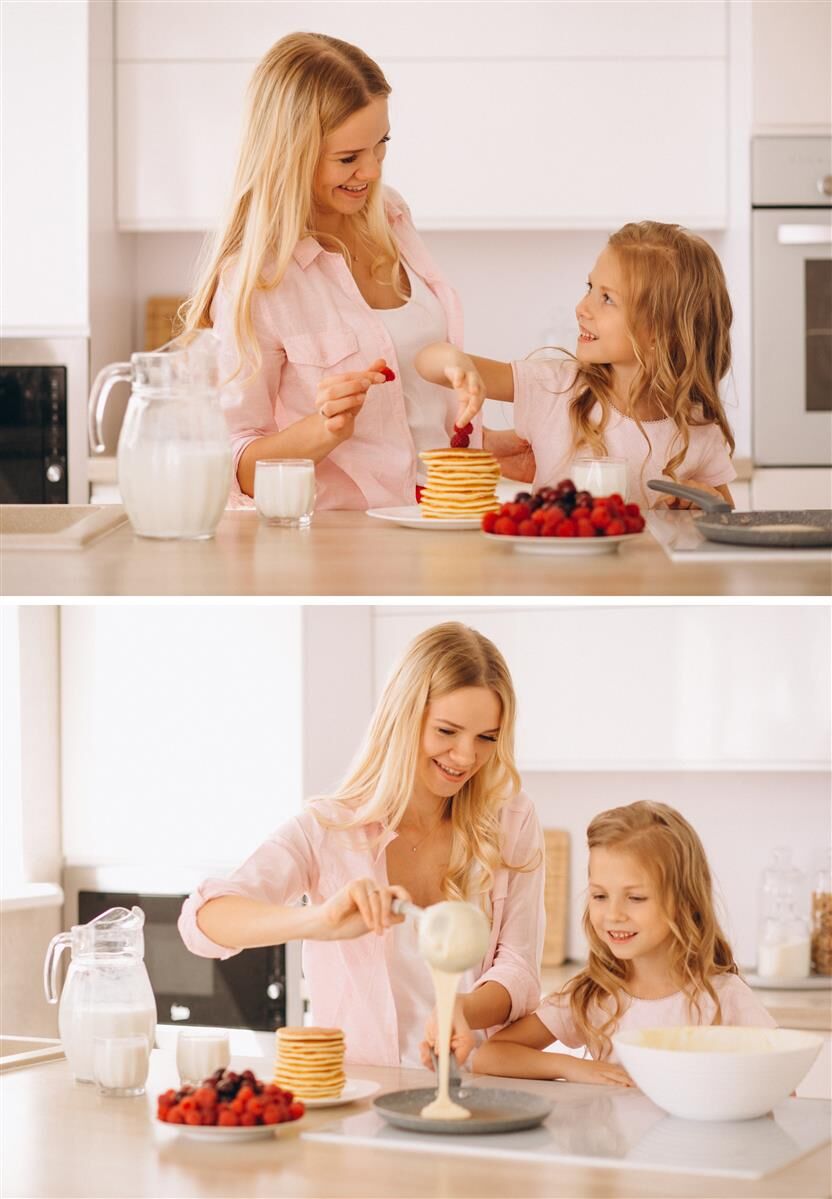 Leute, Person, Getränk, Milch, Mittagessen