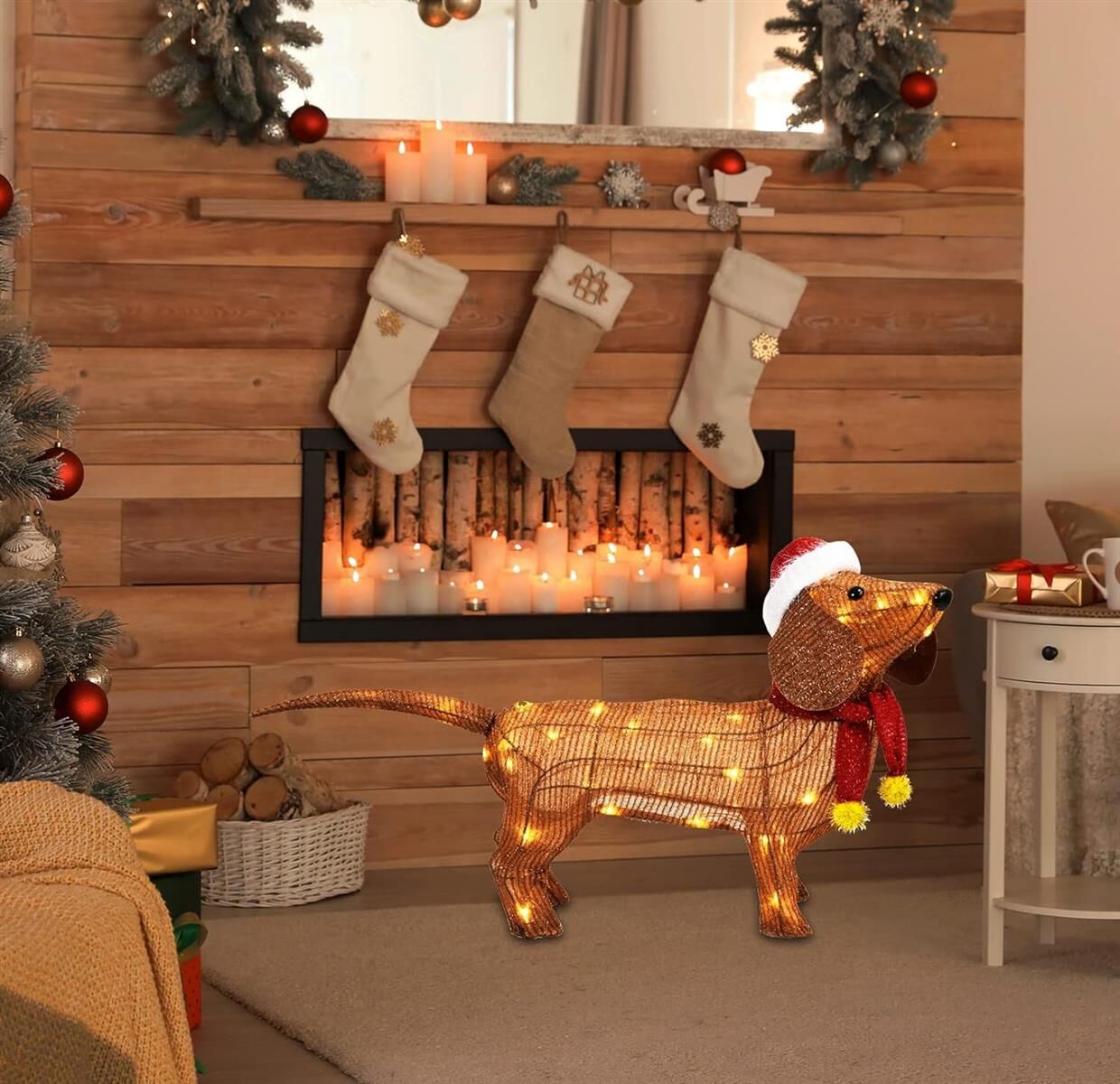 Weihnachten, Weihnachtsdekorationen, Festival, Socke, Weihnachtsbaum