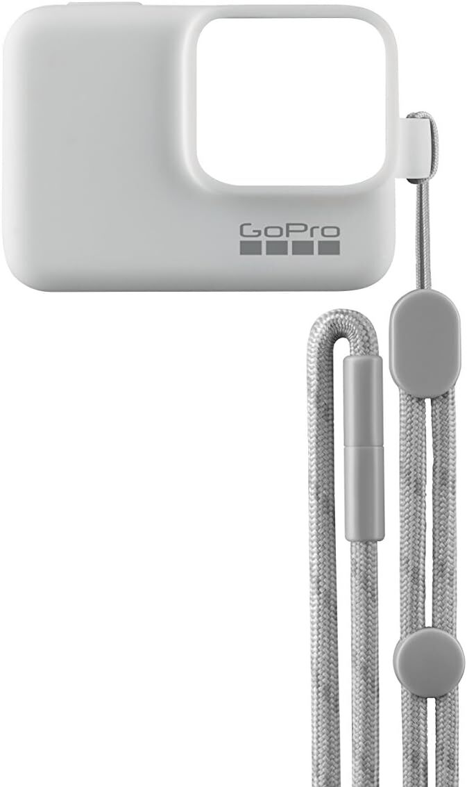 GoPro Hülle + Trageband weiß