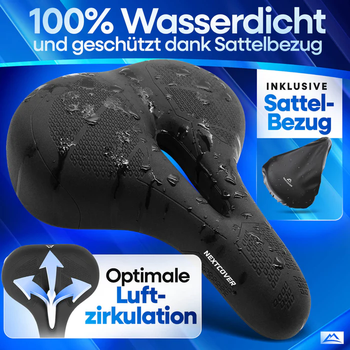 NEXTCOVER Fahrradsattel City Memory-Foam 3.0 ergonomischer Fahrrad Sattel unisex