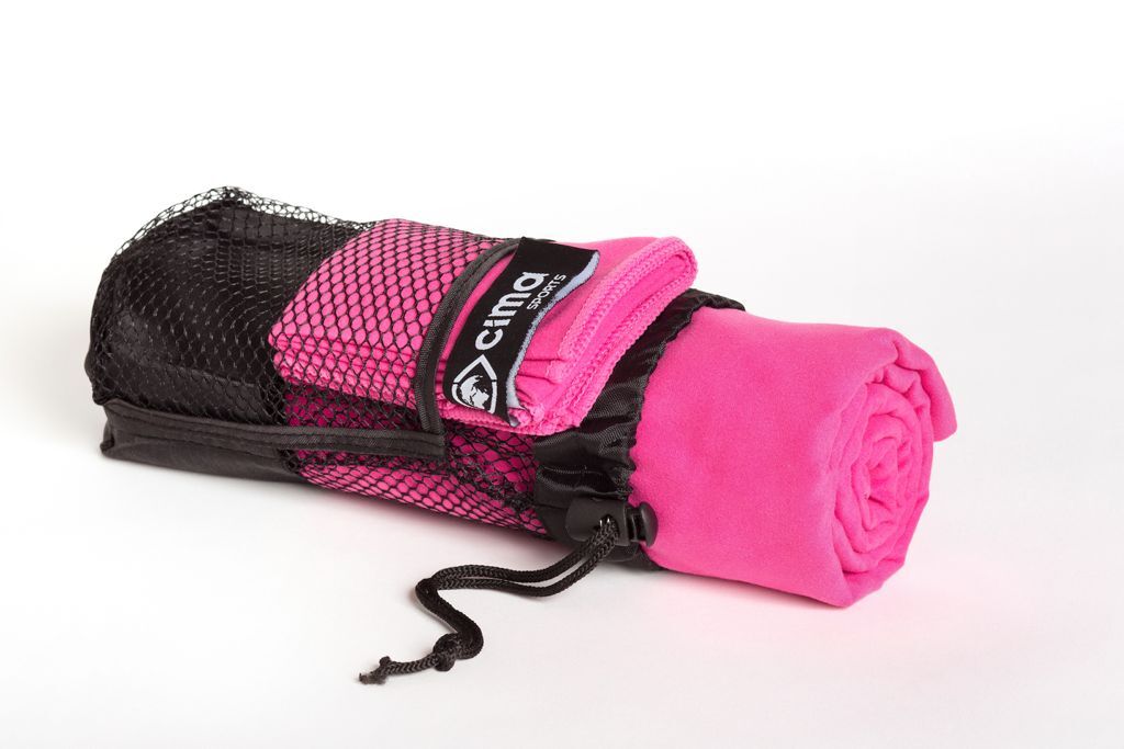 Handtuch Set Mikrofaser Reisehandtuch Fitness Badetuch 140x70cm pink
