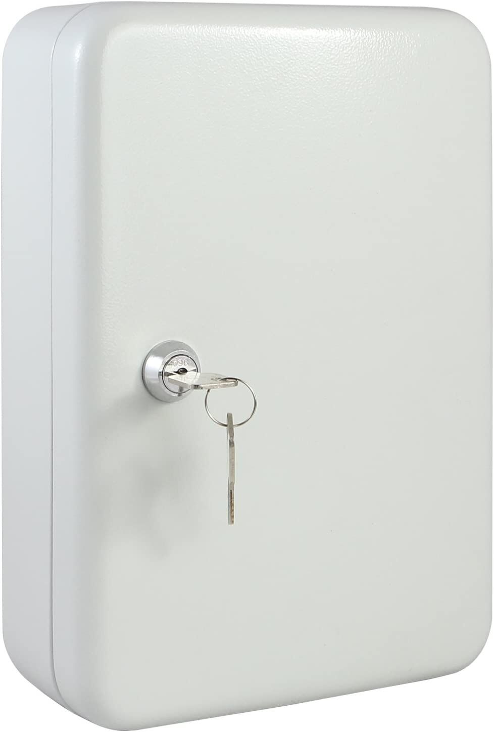 HMF Schlüsselkasten 25 Haken verstellbare Hakenleisten