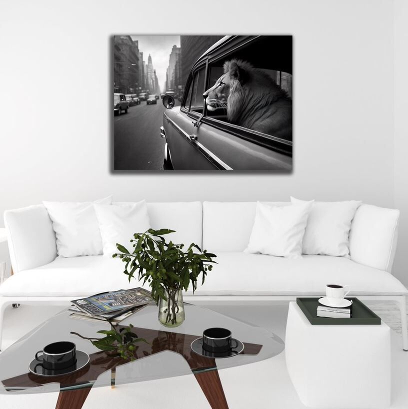 Tabelle, Kissen, Kaffeetisch, Couch, Löwe