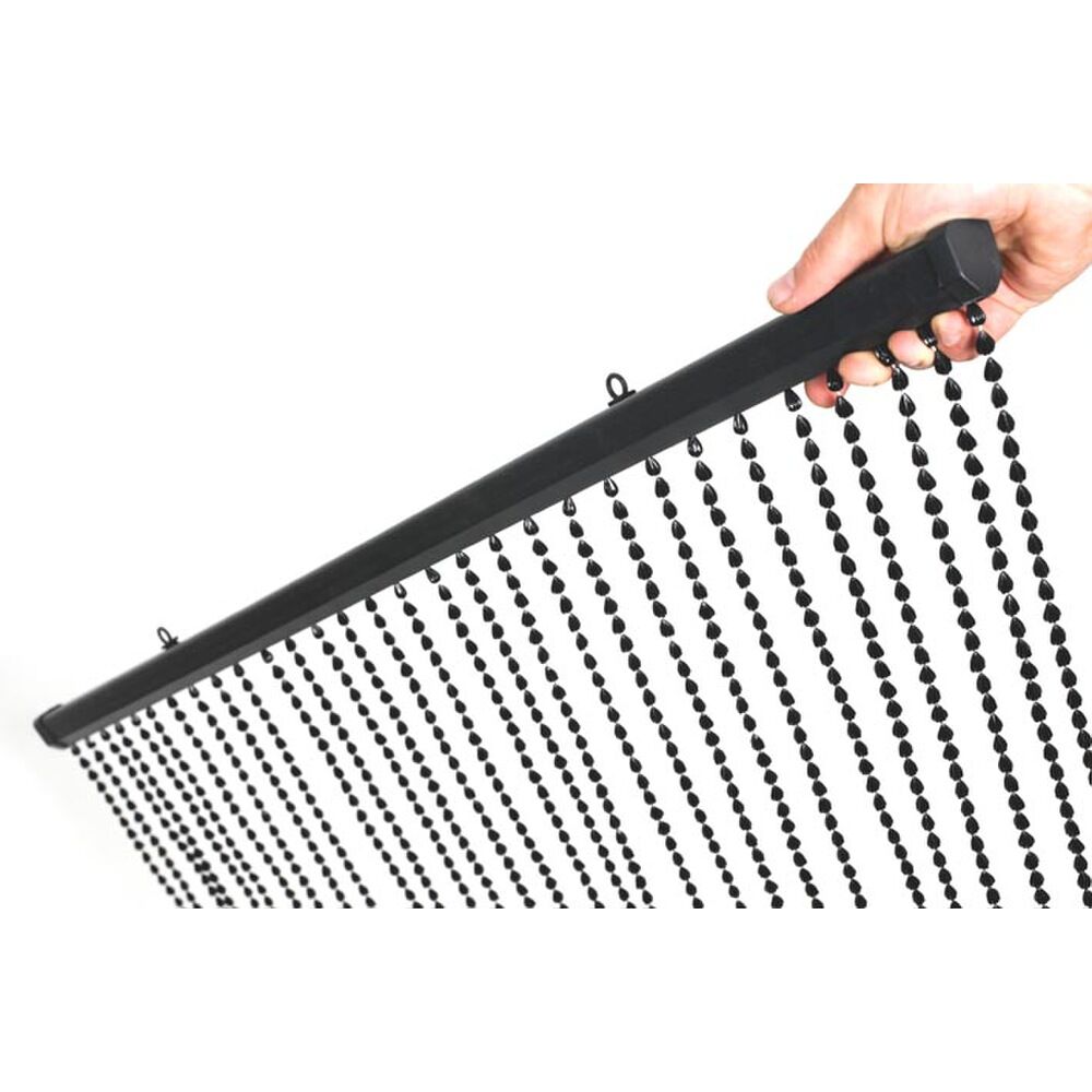 Duschkopf, Sichtschutz, Perlenkette, Schwarze Perlen, Barriere-Design