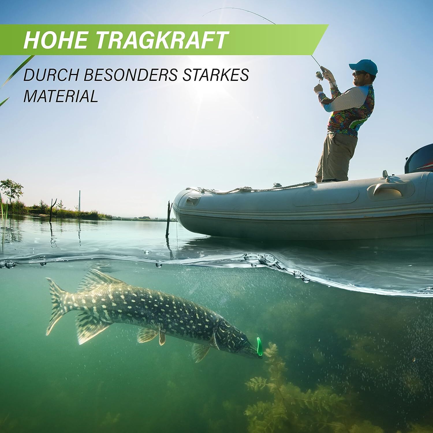 Angler, Boots, Fisch, Unterwasser, Boot