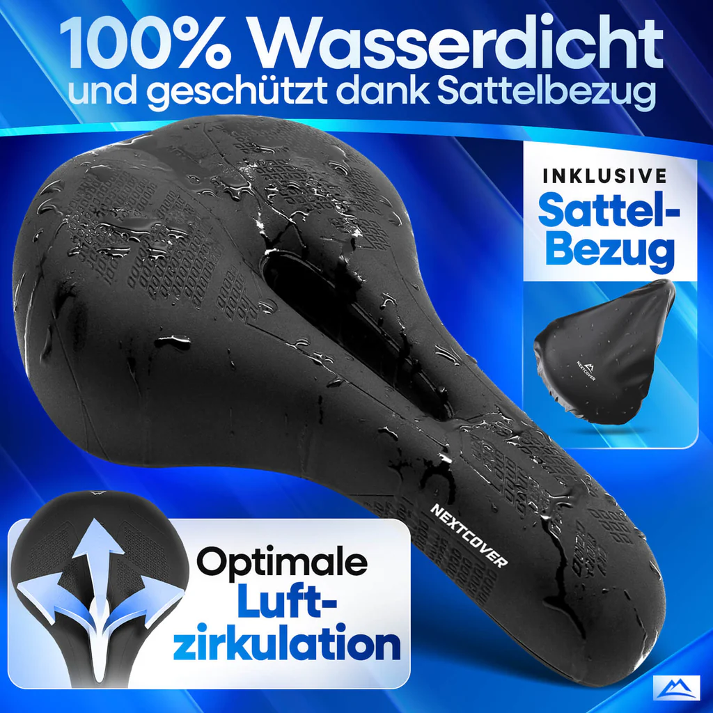 NEXTCOVER Fahrradsattel Trekking Memory-Foam 3.0 ergonomischer Fahrrad Sattel unisex