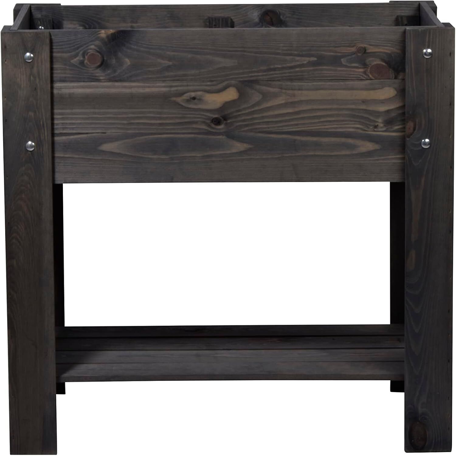 Holzrahmen, dunkles Holz, Holzplanken, Außenmöbel, Konstruktion