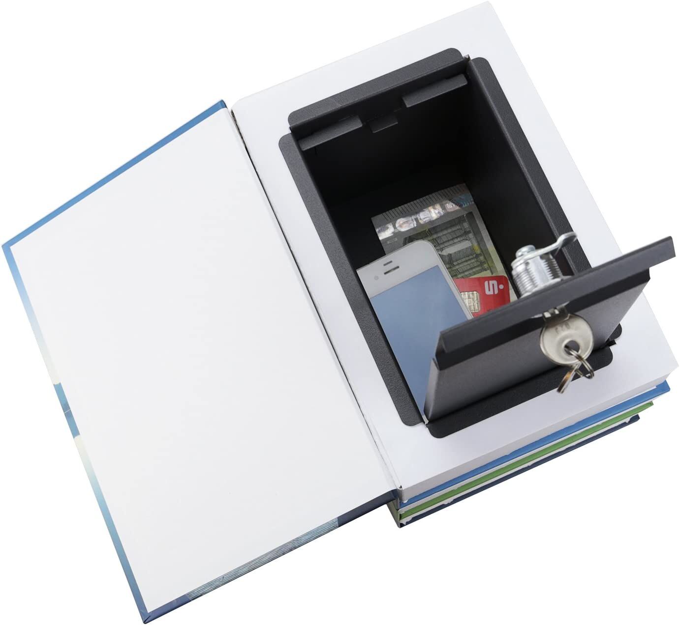 HMF Buchtresor 3er Set getarnte Geldkassette