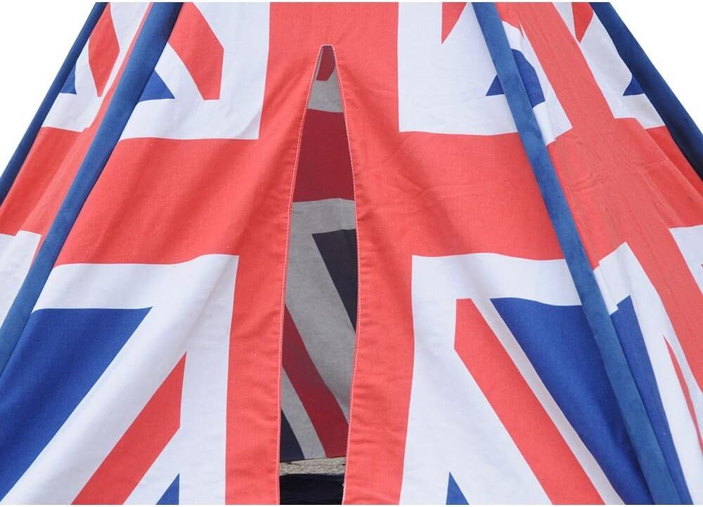 Union Jack, Muster Flagge, rot/blau/weiß, Zelt, Stoff