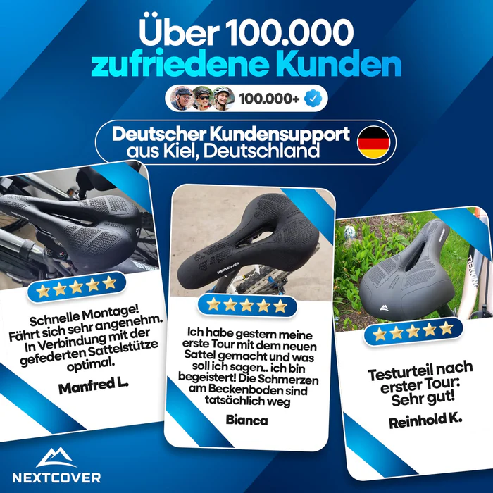 NEXTCOVER Fahrradsattel City Memory-Foam 3.0 ergonomischer Fahrrad Sattel unisex