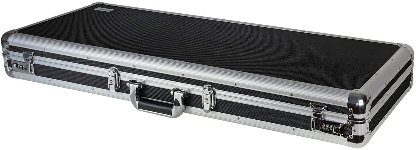 Koffer, Flightcase, Aluminium, Schwarz, Griff