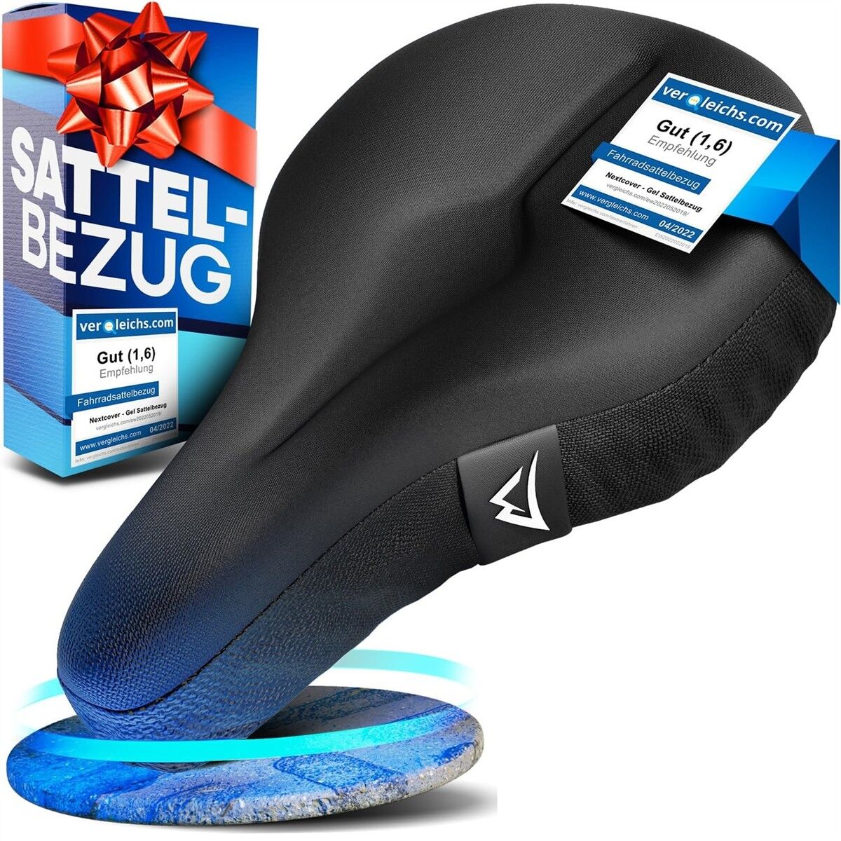 Kopie von NEXTCOVER Gel Sattelbezug Fahrradsattel Überzug Sattelschutz Gelsattel #1