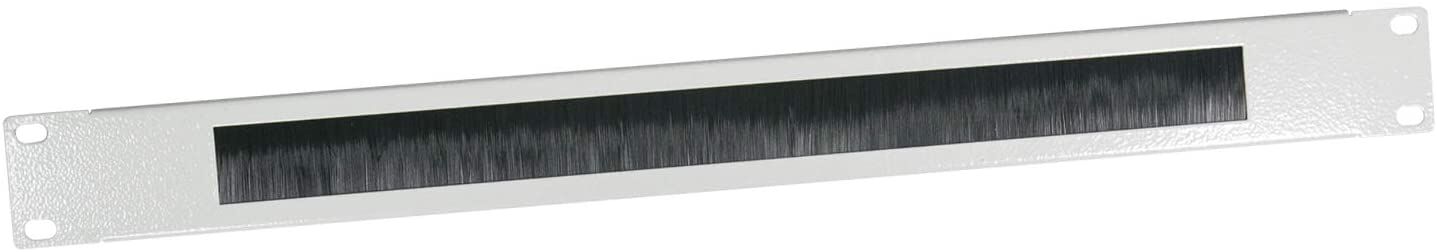 HMF Kabeldurchführung mit Bürsteneinsatz für Serverschrank 19 Zoll lichtgrau
