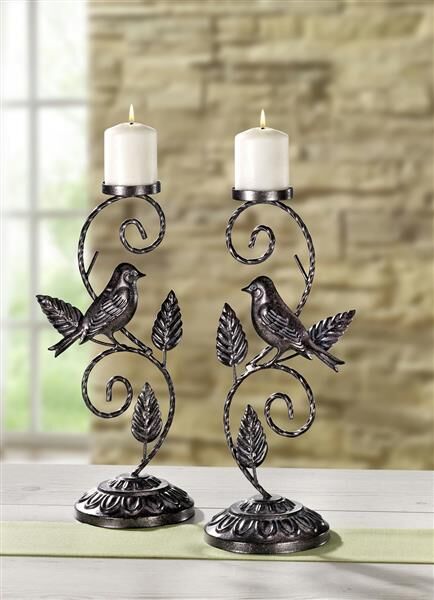 Kerze, Kerzenständer, Tier, Vogel