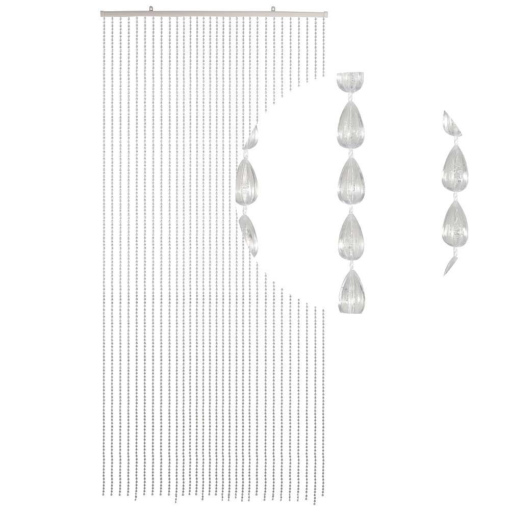 Beaded curtain, Kettenvorhang, Glitzernde Perlen, Dekorvorhang, Raumtrennung