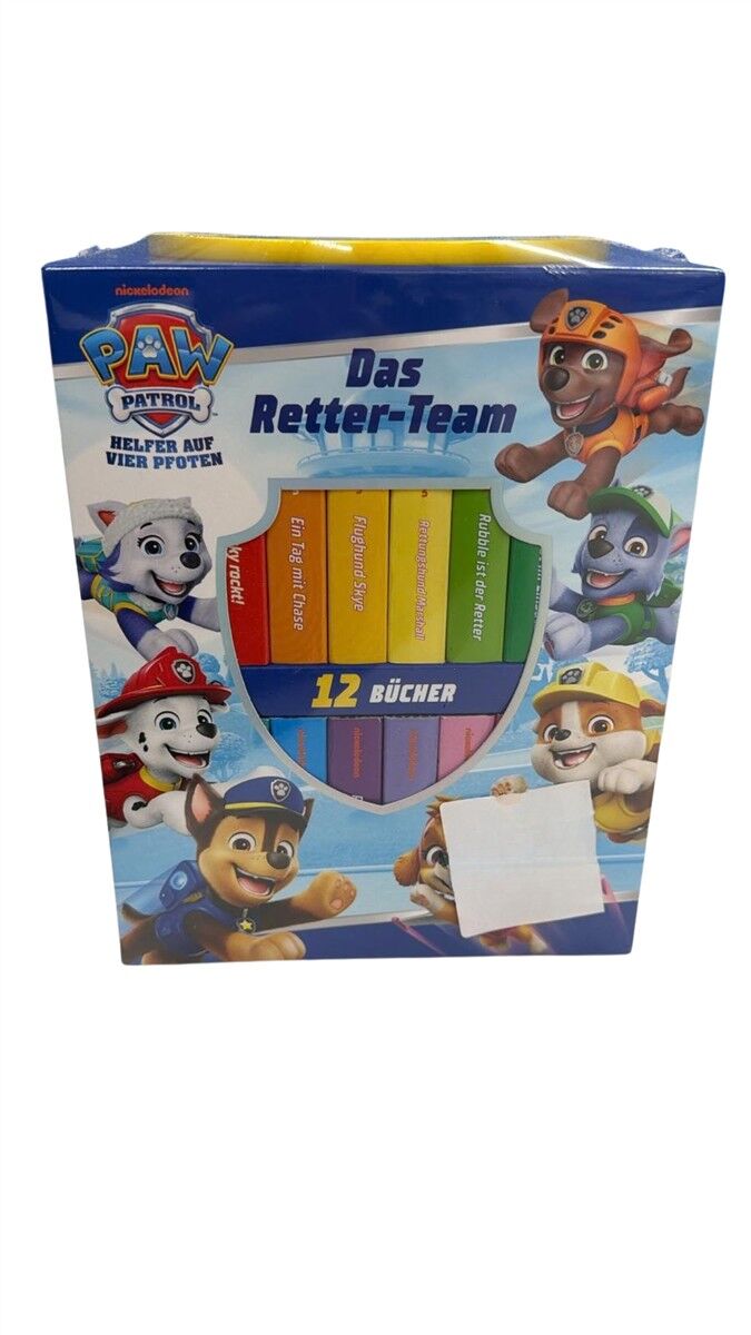 Paw Patrol, Buchset, Kinderbuch, Farben, Klemmkasten