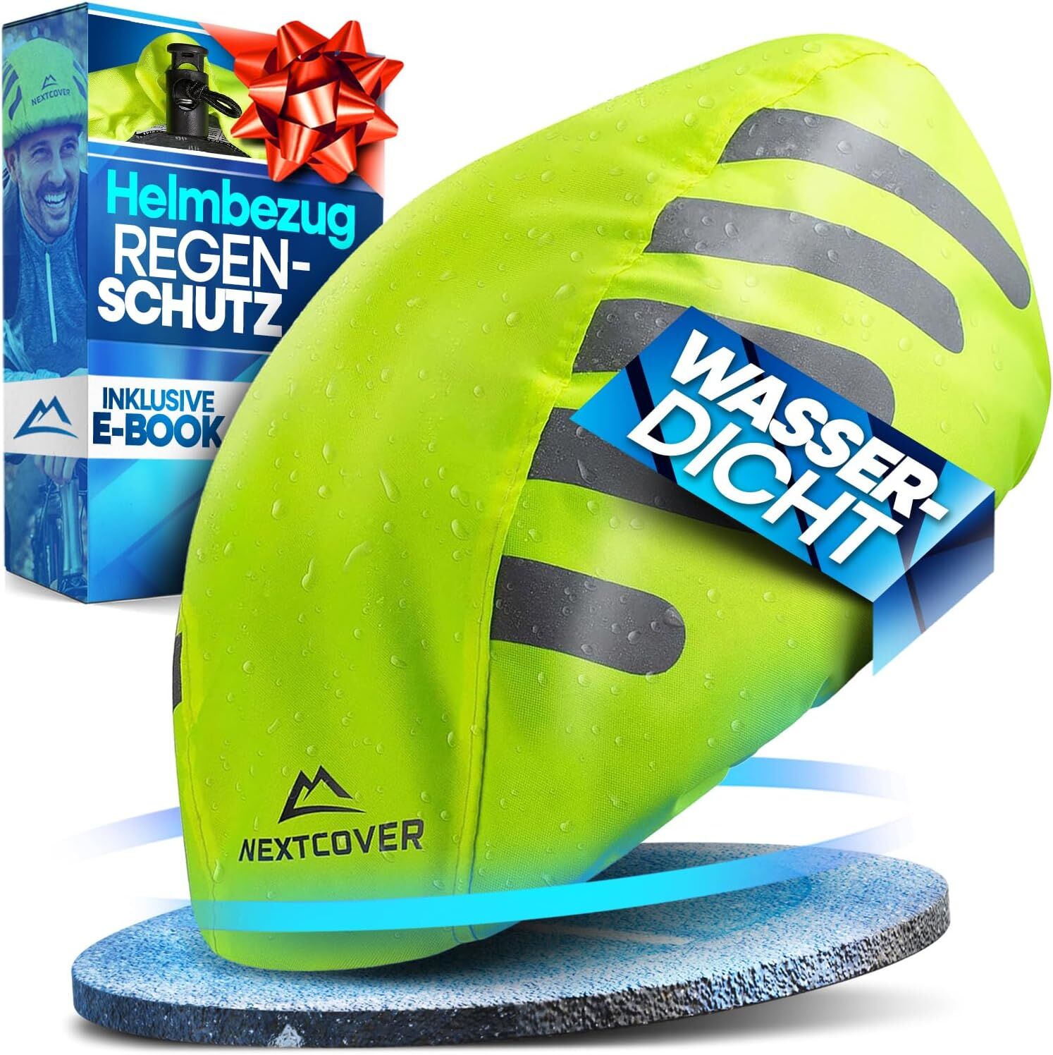 RegenSchutz, Helmbezug, Wasserdicht, Luftkissen, NEXTCOVER