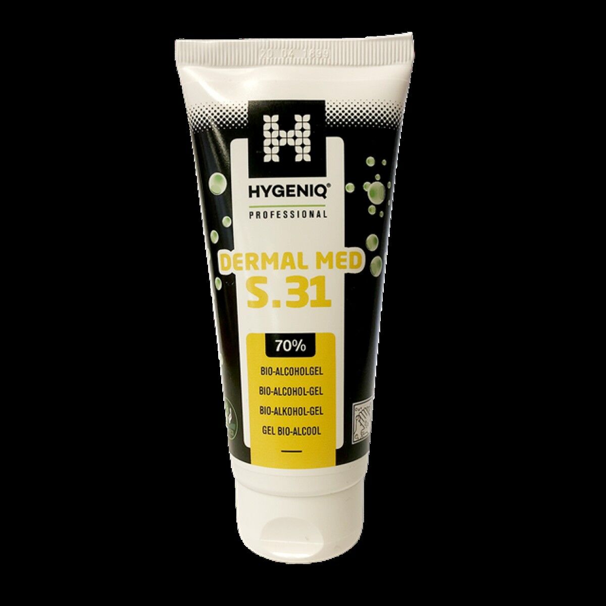Handdesinfektionsgel, Bio-Alkohol, 70 Prozent, Gel, Verpackungstube