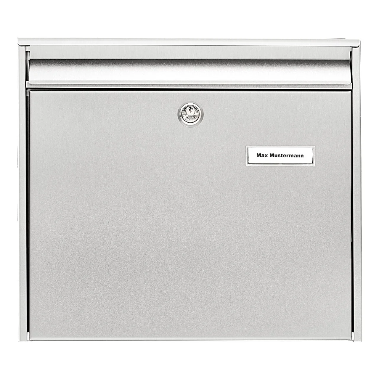 Postfach, Briefkasten, Metall, Sichtverschluss, Namensschild