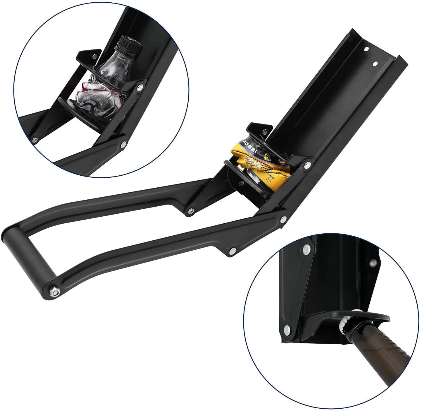 HMF Dosenpresse mit Flaschenöffner Getränkedosen und PET Flaschen bis 500 ml