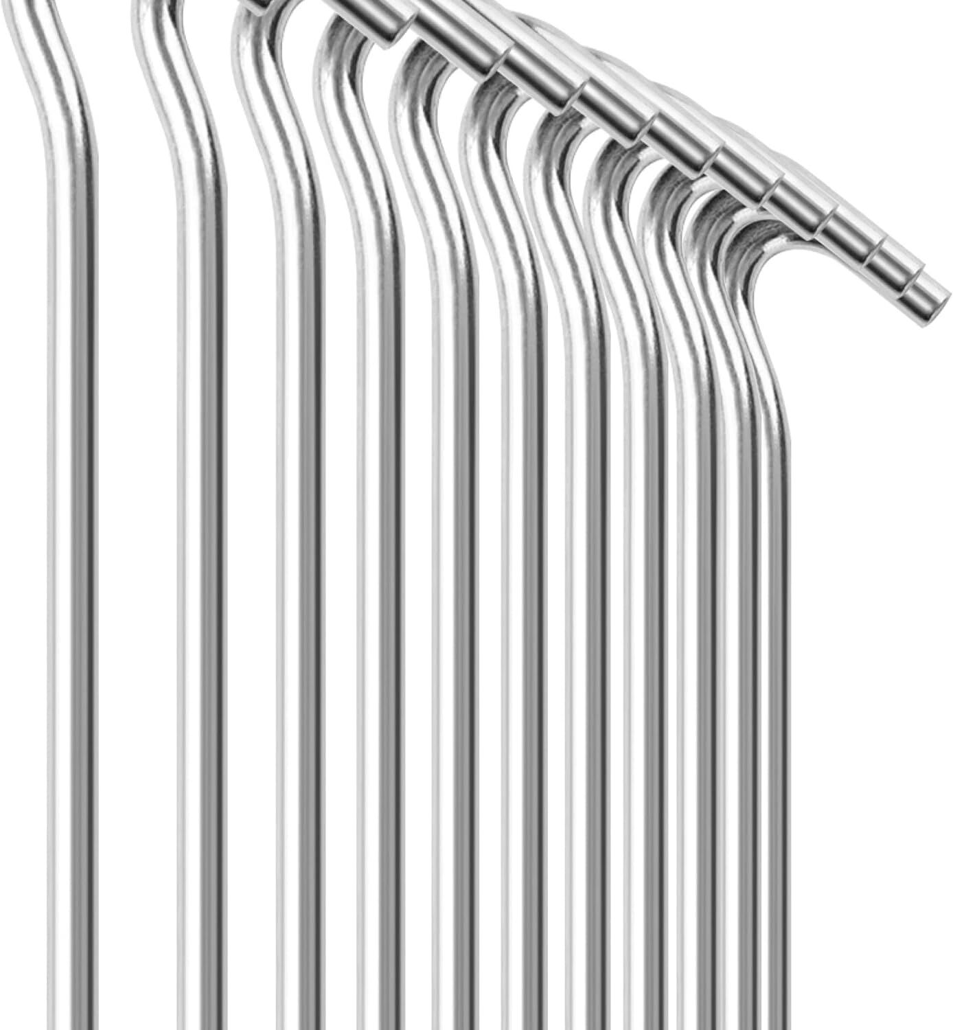 12x Zeltheringe Stahl dicke Erdnägel Camping Outdoor Ø7mm