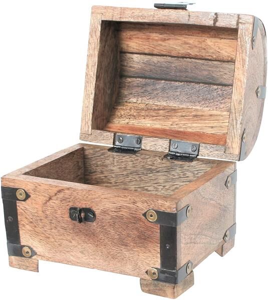 Schatz, Kiste, Holz, Briefkasten