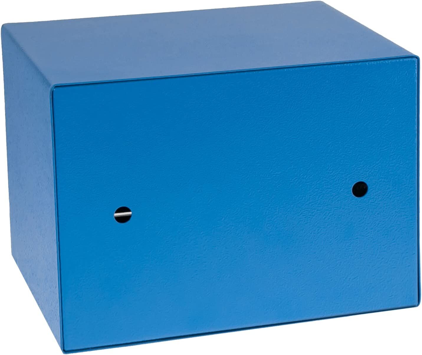 Kasten, Aufbewahrungsbox, Blau, Metallisch?