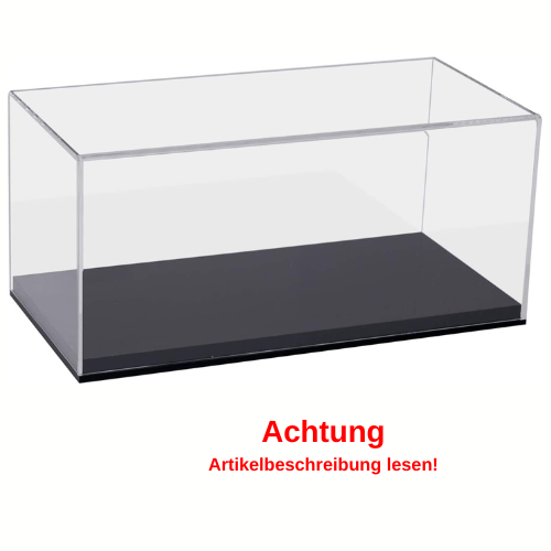Glasdisplay, Ausstellungskäfig, Vitrinenbox, Transparente Box, Schaukasten