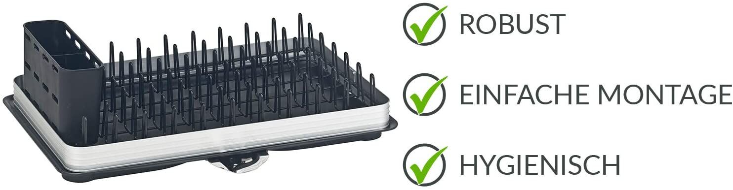 Chefarone Abtropfgestell Geschirr Aluminium