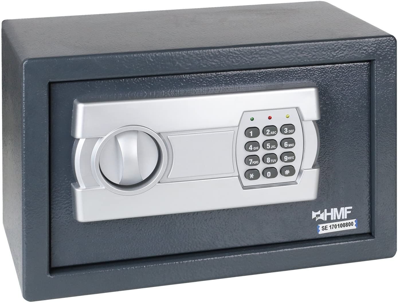 Sichere Aufbewahrung, Wertbehälter mit Zahlenschloss, Sicherheitsschloss, Elektronischer Safe, Tresor mit Pin