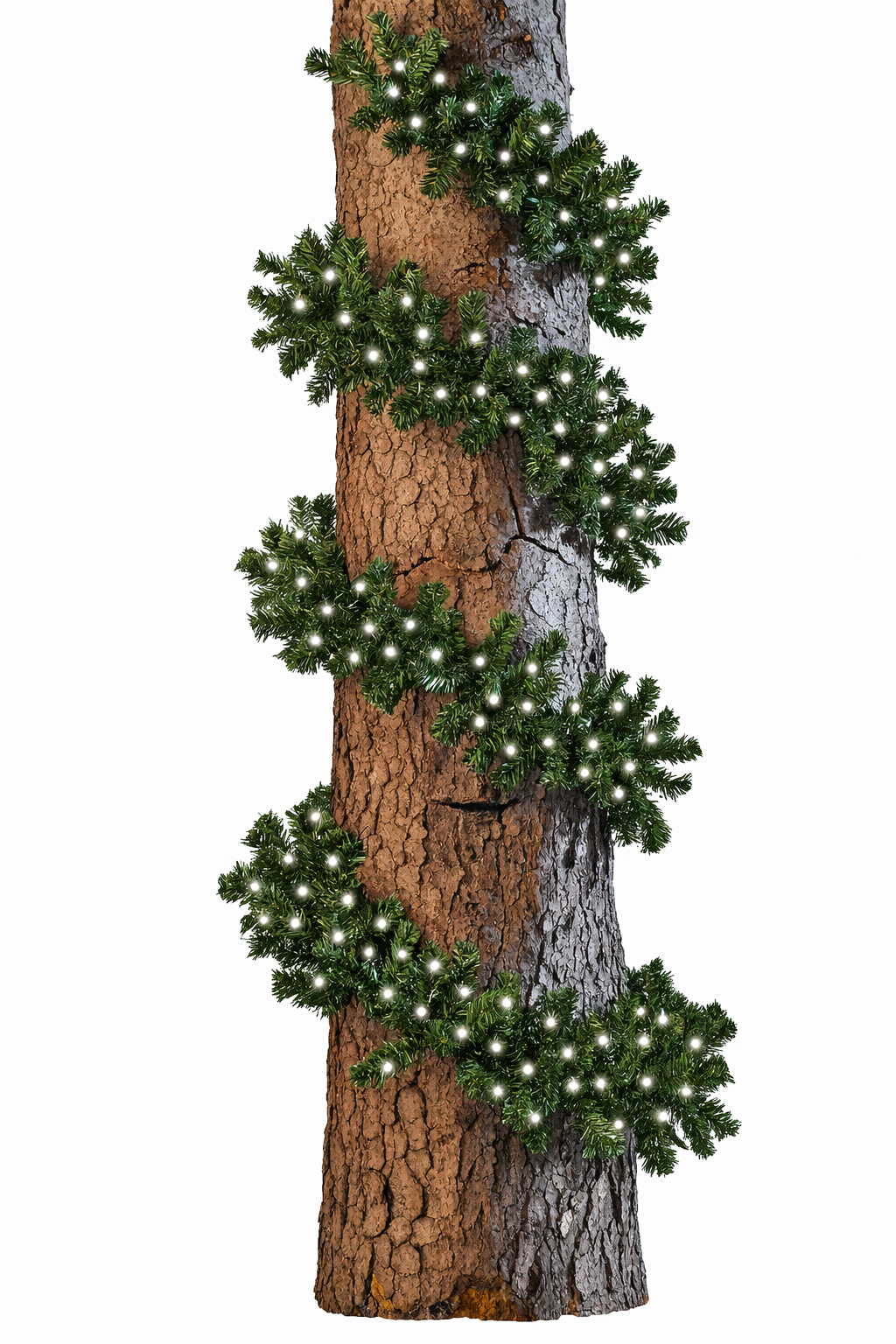 Tannenzweig, Lichterkette, Weihnachtsdekoration, Klimmrklein, Kunstpflanze