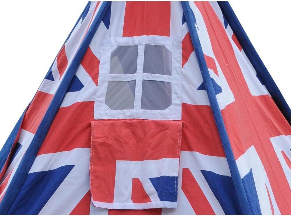 Zelt, Zeltdach, Flaggenmuster, Union Jack, Polyester