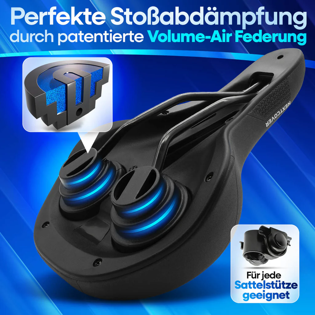 NEXTCOVER Fahrradsattel Trekking Memory-Foam 3.0 ergonomischer Fahrrad Sattel unisex