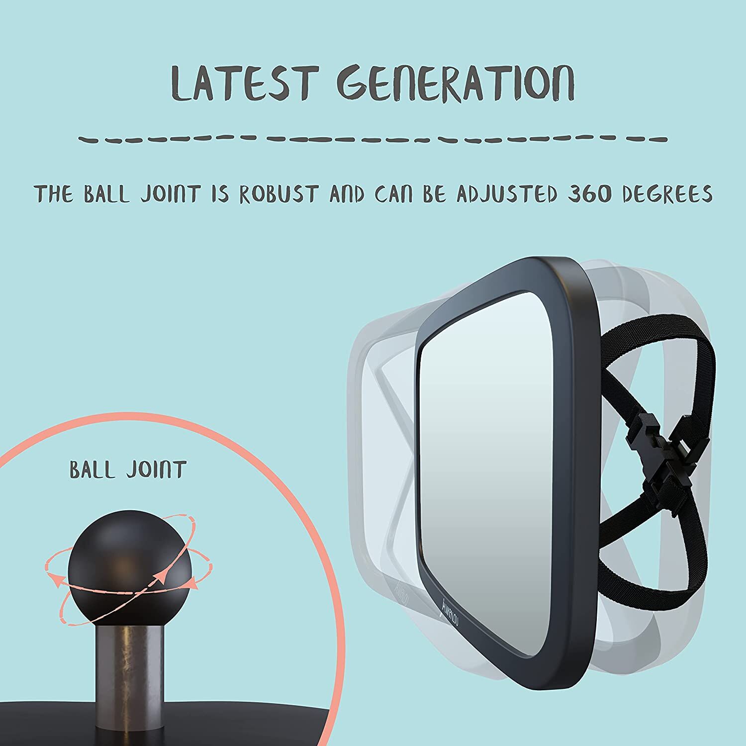 Autospiegel Rücksitzspiegel für Babys